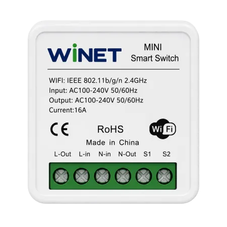 WINET MINI 16A WiFi Akıllı Mini Anahtar
