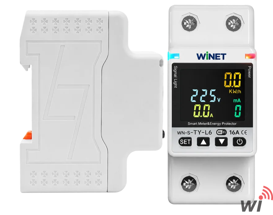 WINET WN-S-L6 WiFi Akıllı Enerji Koruma ve Ölçüm Rölesi