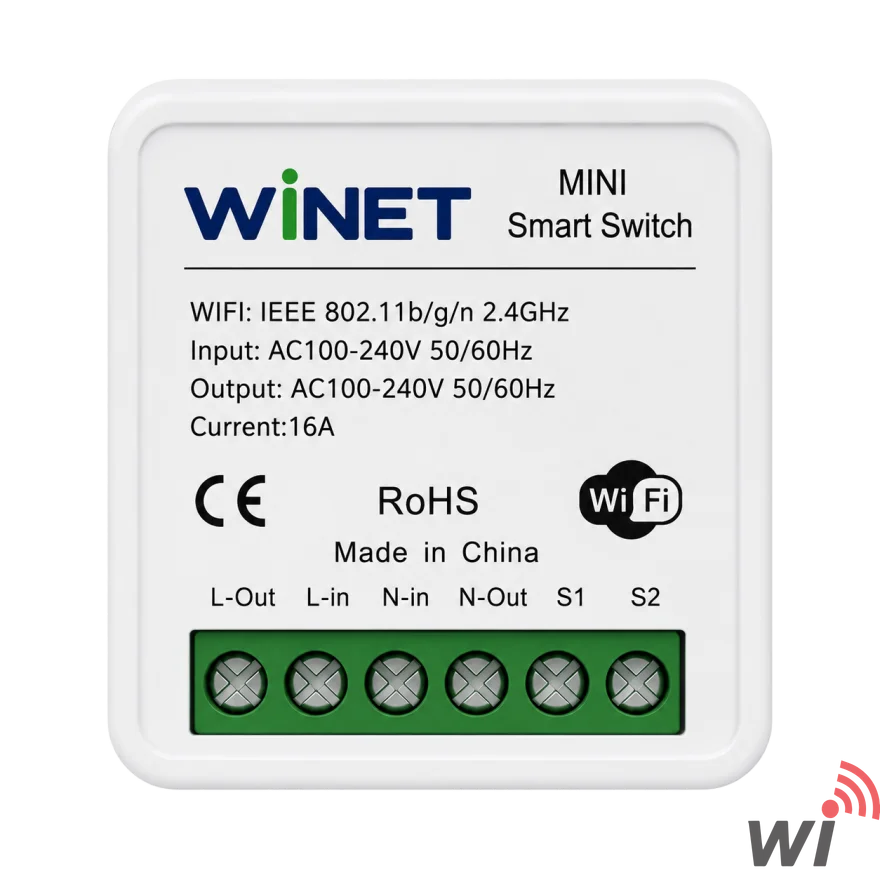 WINET MINI 16A WiFi Akıllı Mini Anahtar
