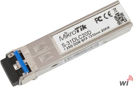 Mikrotik S-31DLC20D 20KM SFP Fiber Modül Single Mod
