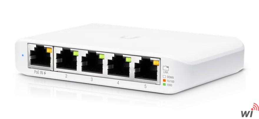 Ubiquiti USW Flex Mini Gigabit Ethernet Switch 5 li Paket