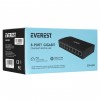 EVEREST-ESW-808 Everest ESW-808 8 Port 1000Mbps RTL8370N Gigabit Ethernet Switch Hub