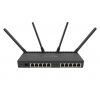 RB4011iGSPlus5HacQ2HnD-IN Mikrotik RB4011iGS+5HacQ2HnD-IN 10xGbit LAN,1xSFP+ , L5, LCD, Rack Mount Router / Firewall / Hotspot