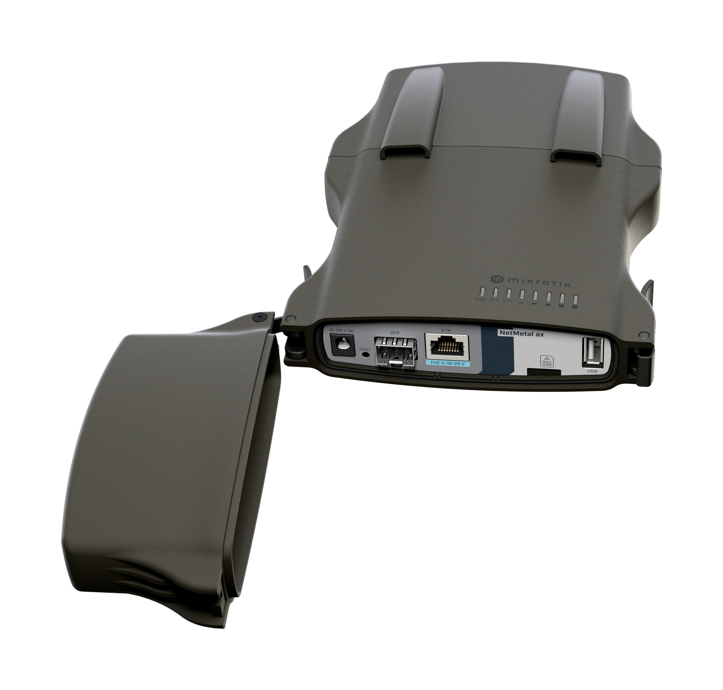 L23UGSR-5HaxD2HaxD-NM Mikrotik L23UGSR-5HaxD2HaxD-NM - NETMETAL Ax, WIFI 6 / 5 Ghz, 802.11a/n/ac/ax, PTP/PTMP L4