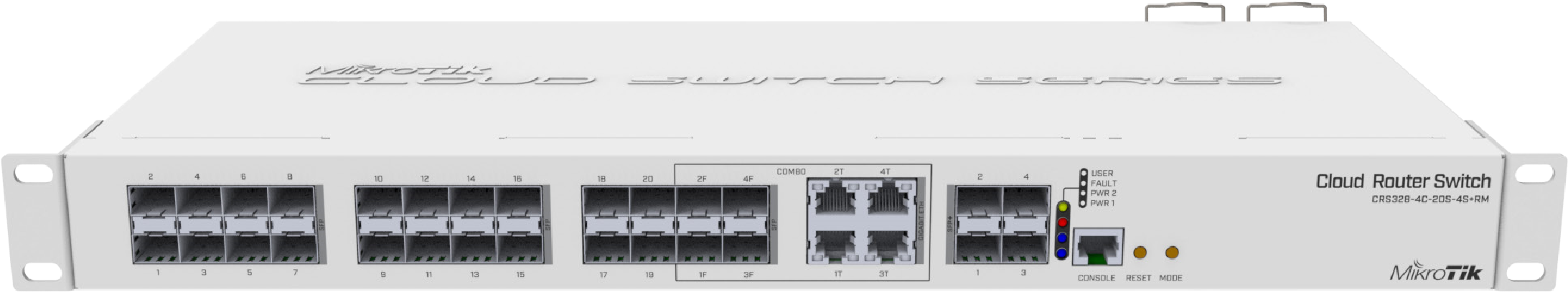 CRS328-4C-20S-4SplusRM Cloud Router Switch CRS328-4C-20S-4S+RM with RouterOS L5 20 PORT SFP 4 PORT SFP+