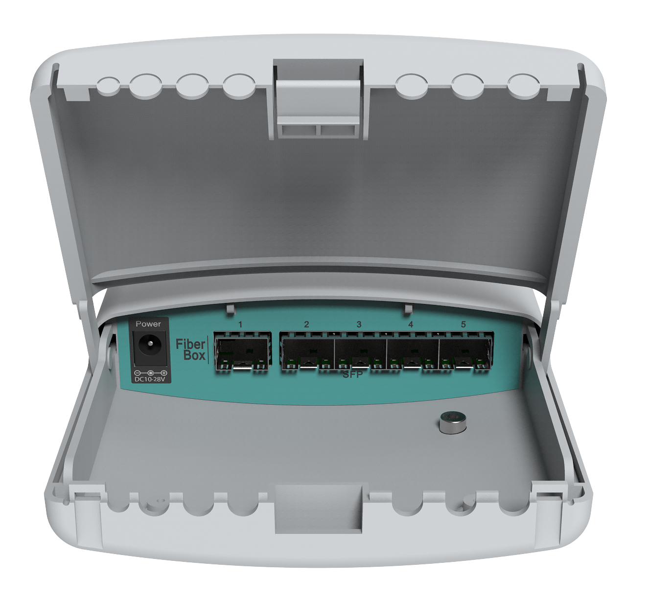 CRS105-5S-FB Cloud Router Switch CRS105-5S-FB Outdoor Layer3, 5x SFP Gigabit,L5