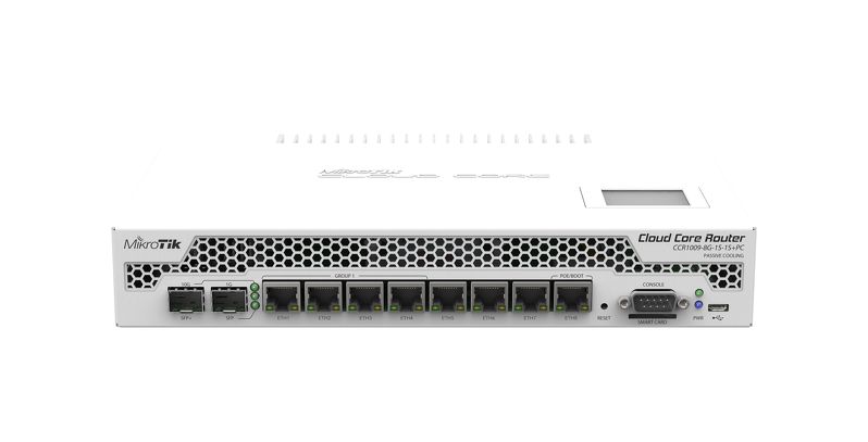 CCR1009-8G-1S-1Splus-pc CCR1009-8G-1S-1S+PC Cloud Core Router