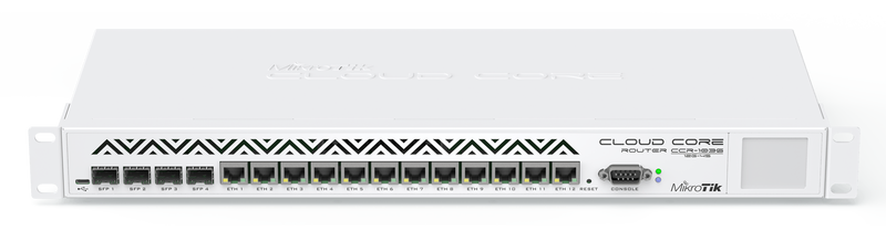 CCR1036-12G-4S EOL - Cloud Core Router 1036-12G-4S 12xGbit LAN, 4xSFP, LCD, L6 Firewall / Router