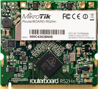 R52Hn 802.11a/b/g/n High Power MiniPCI card with MMCX connectors