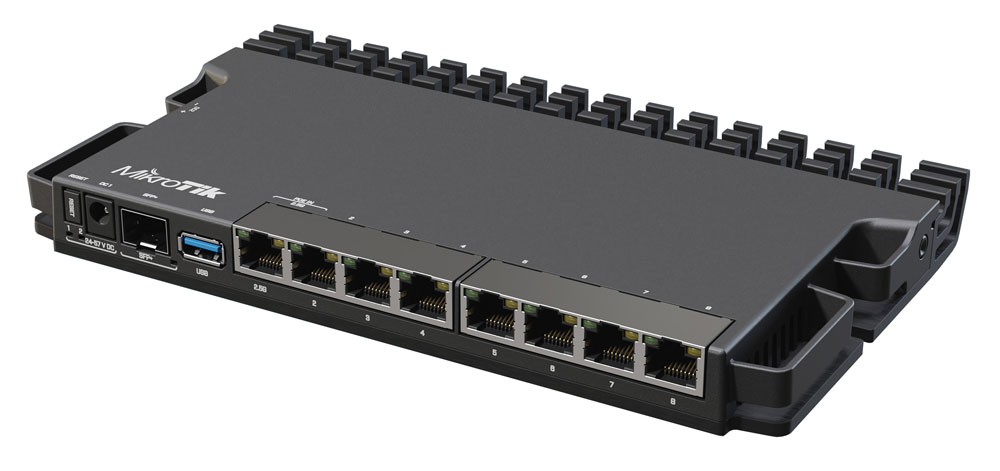 RB5009UG-Plus-S-Plus-IN Mikrotik RB5009UG+S+I 7xGbit LAN,1x2.5Gbit 1xSFP+ , L5, LCD, 1U, Rack Mount Router / Firewall / Hotspot