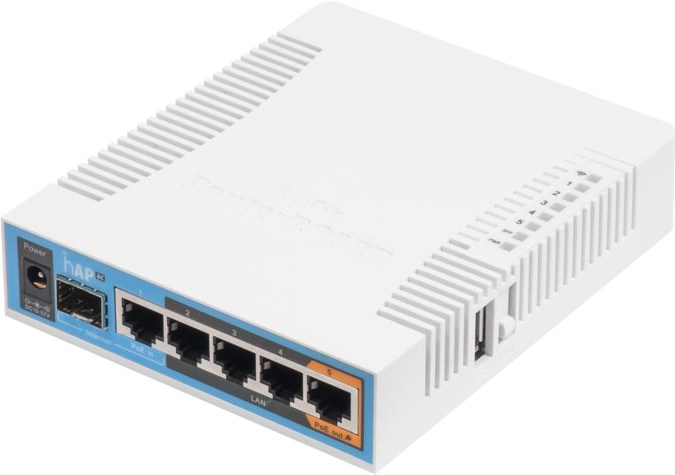 RB962UiGS-5HacT2HnT Mikrotik RB962UiGS-5HacT2HnT HAP AC, 5xLAN, 2.4+5 Ghz 3x3 Mimo ,Ap / Router / Firewall / Hotspot