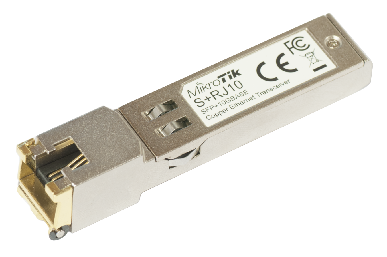 S-RJ10 Mikrotik RJ45 SFP 10/100/1000/10000M SFP Portu Bakıra Dönüştürme Modülü