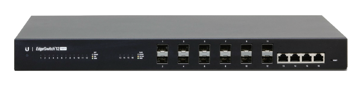 ES-12F Ubiquiti Edge Yön. Gigabit Switch 12 Port SFP - 4 Gigabit Ethernet Port