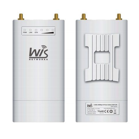 WIS-S2300 WisNetworks WIS-S2300 2.4 ghz 2*2 MIMO Hi-Power outdoor wireless Baz İstasyonu