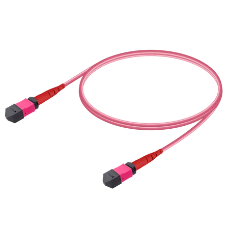 MPO MPO Base-12 Multi-Mod Fiber Patch Cord OM4 Polarite B 10 Metre