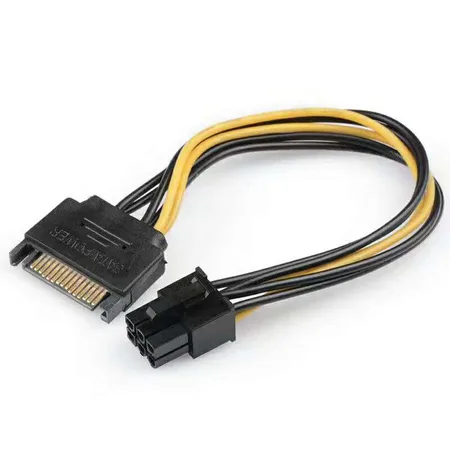Sata Power 6 Pin Dönüştürücü ( Ekran Kartı Beslemesi için )