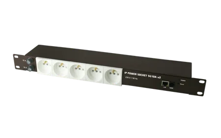 IP KONTROLLÜ 5 YUVALI PRİZ RACK TİPİ SmartLAN Priz , Network Kontrollü Priz , Isı Sensörü