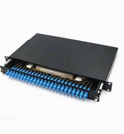 24 Core SC-UPC Hazır Panel - 1U Rack